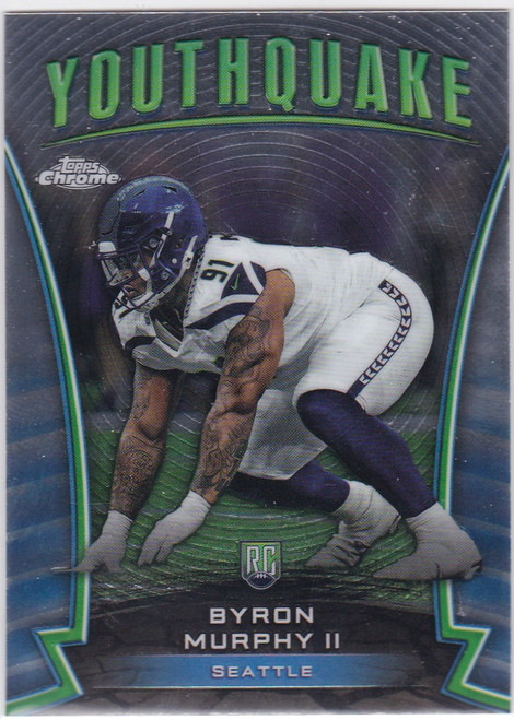 2024 Topps Chrome Youthquake #Y-10 Byron Murphy II RC Seattle Seahawks