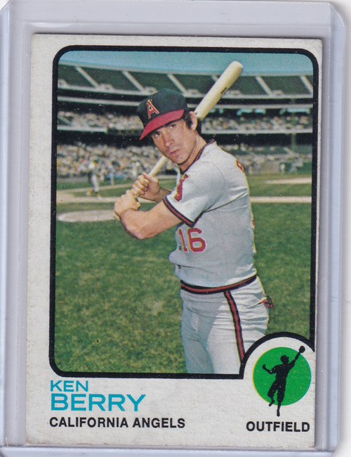 1973 Topps Baseball #445 Ken Berry - California Angels