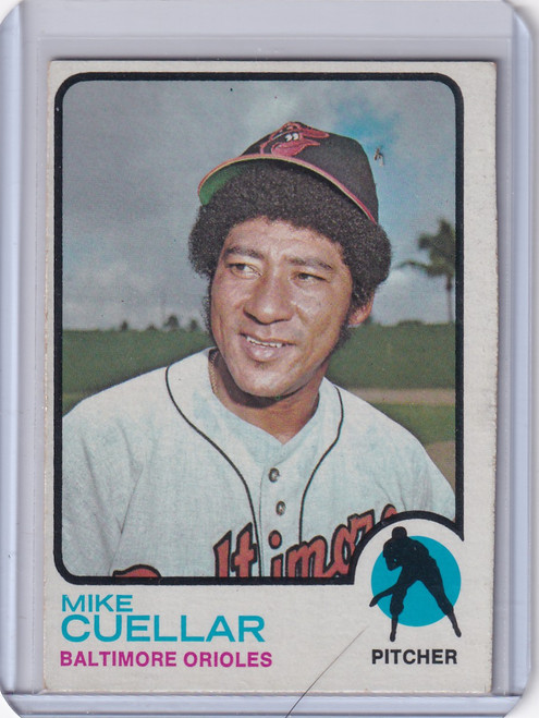 1973 Topps Baseball #470 Mike Cuellar - Baltimore Orioles
