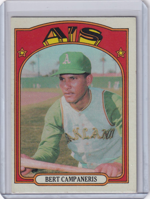 1972 Topps Baseball #75 Bert Campaneris - Oakland Athletics