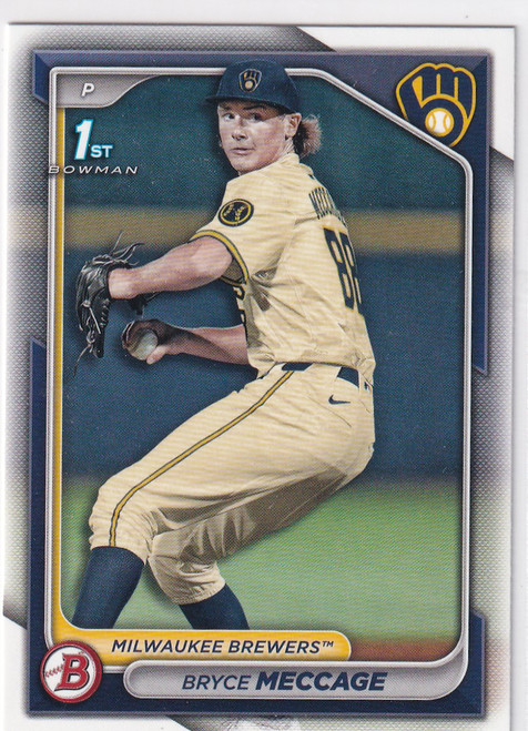 2024 BOWMAN #BD-94 BRYCE MECCAGE- MILWAUKEE BREWERS