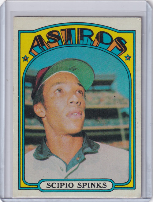 1972 Topps Baseball #202 Scipio Spinks - Houston Astros