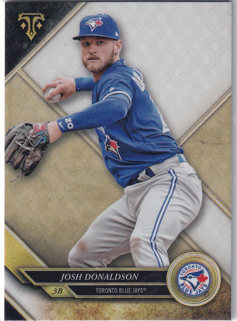2017 TOPPS TRIPLE THREADS #29 JOSH DONALDSON- TORONTO BLUE JAYS