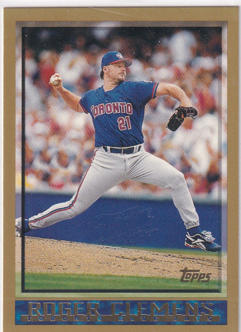 1998 TOPPS #300 ROGER CLEMENS- TORONTO BLUE JAYS