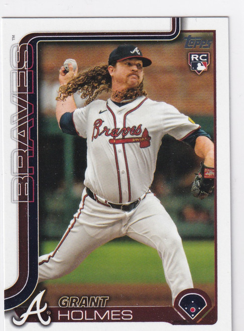 2025 TOPPS SERIES TWO #414 GRANT HOLMES- ATLANTA BRAVES