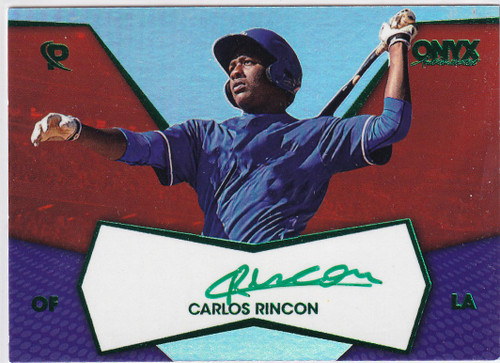 2017 ONYX #CR-PE17 CARLOS RINCON AUTO 30/50- ATLANTA BRAVES