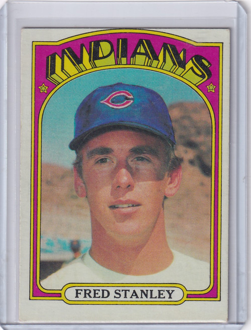 1972 Topps Baseball #59 Fred Stanley RC - Cleveland Indians