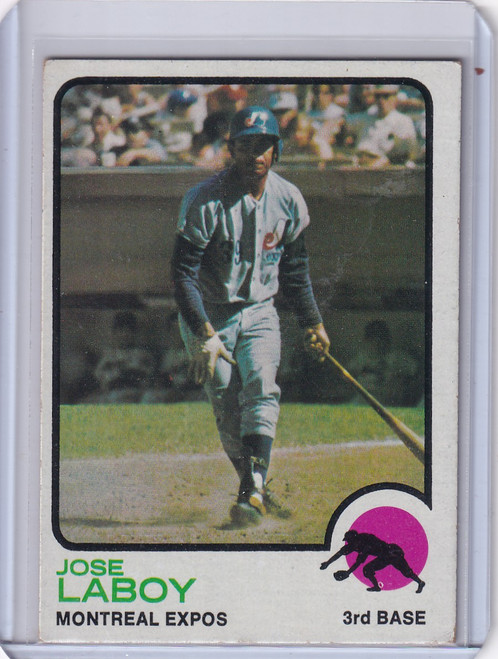 1973 Topps Baseball #642 Jose Laboy - Montreal Expos