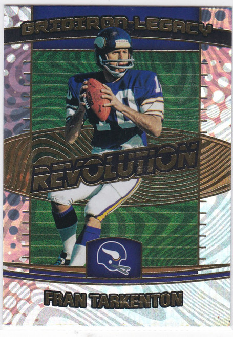 2025 Panini Revolution #6 Fran Tarkenton Gridiron Legacy Minnesota Vikings