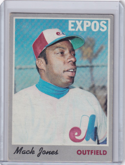1970 Topps Baseball #38 Mack Jones - Montreal Expos