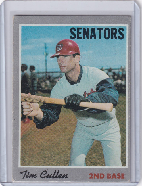 1970 Topps Baseball #49 Tim Cullen - Washington Senators