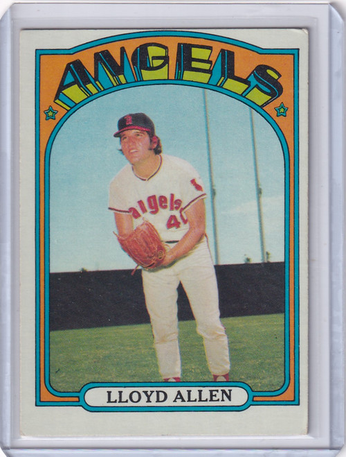 1972 Topps Baseball #102 Lloyd Allen - California Angels