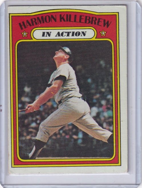 1972 Topps Baseball #52 Harmon Killebrew IA - Minnesota Twins