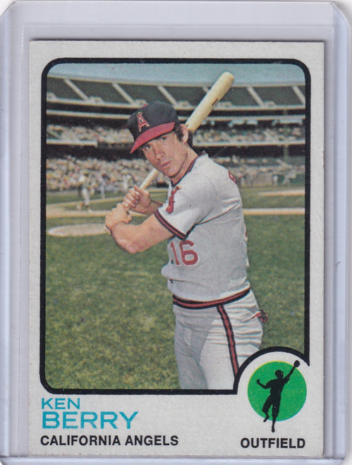 1973 Topps Baseball #445 Ken Berry - California Angels