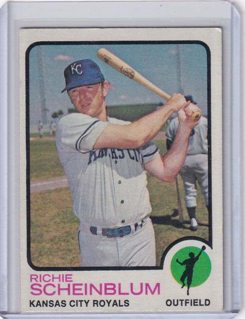 1973 Topps Baseball #78 Richie Scheinblum - Kansas City Royals