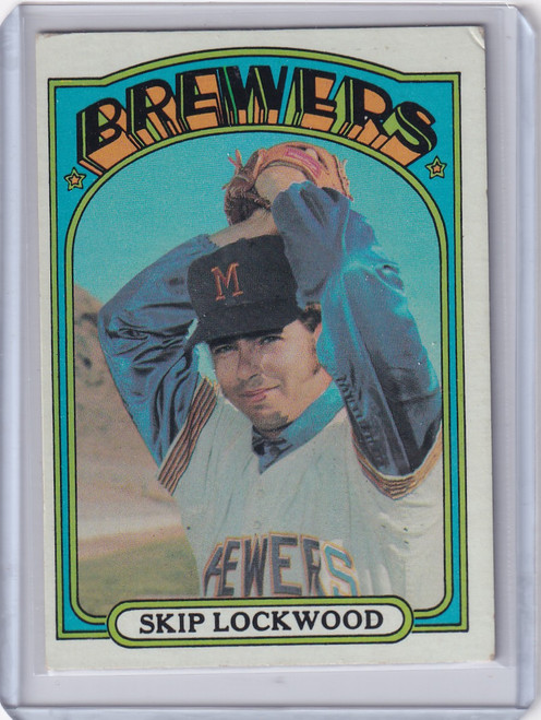 1972 Topps Baseball #118 Skip Lockwood - Milwaukee Brewers
