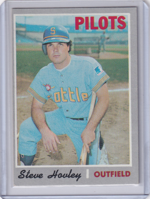 1970 Topps Baseball #514 Steve Hovley - Seattle Pilots RC