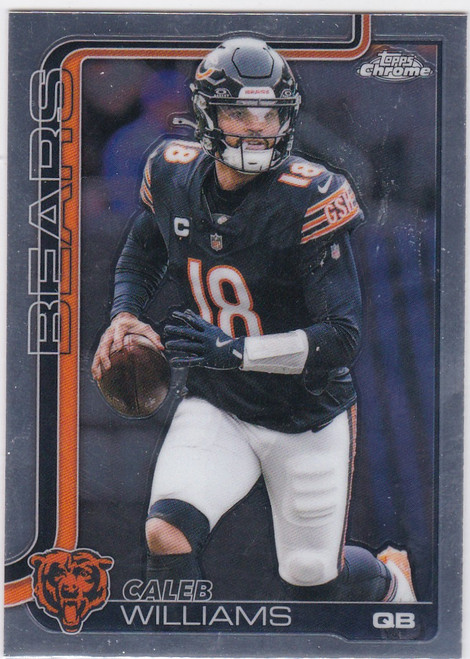 2025 Topps Chrome #52 Caleb Williams Chicago Bears