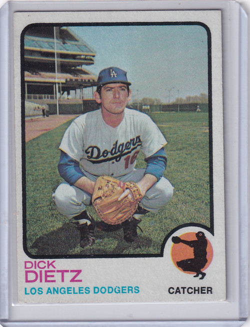 1973 Topps Baseball #442 Dick Dietz - Los Angeles Dodgers