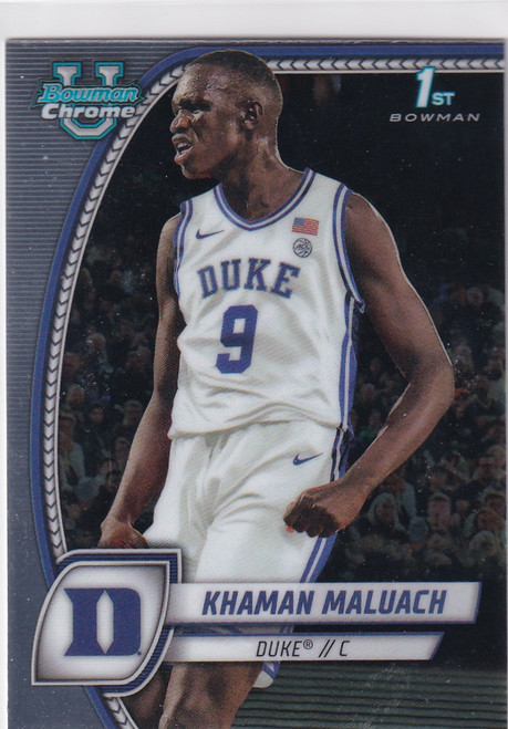 2025 BOWMAN CHROME UNIVERSITY #46 KHAMAN MALUACH- DUKE