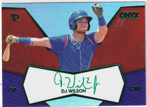 2017 ONYX #DW-PE17 DJ WILSON AUTO 38/50- CHICAGO CUBS