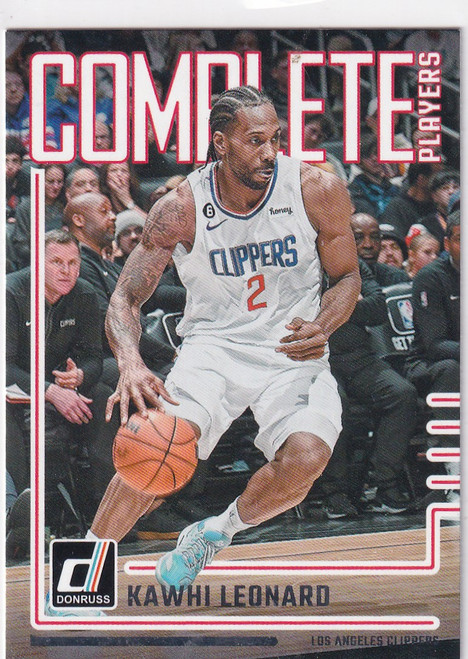 2023-24 DONRUSS #6 KAWHI LEONARD COMPLETE PLAYERS- LOS ANGELES CLIPPERS