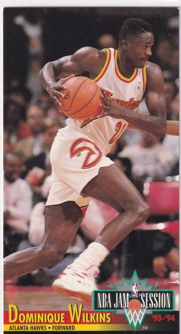 1993 FLEER #8 DOMINIQUE WILKINS JAM SESSION TALL- ATLANTA HAWKS