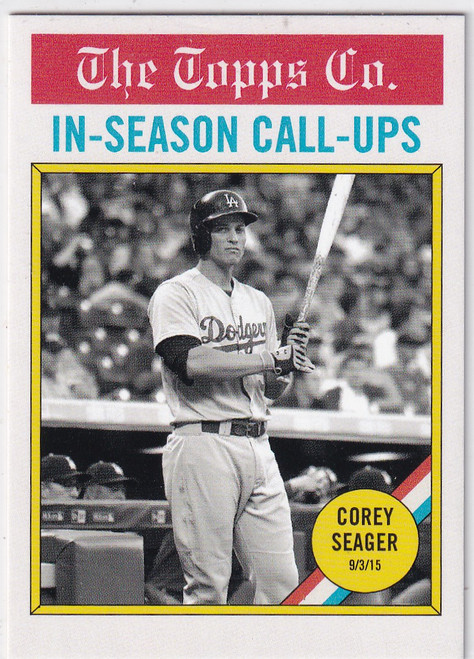 2017 TOPPS #103 COREY SEAGER IN SEASON CALL UPS- CHICAGO CUBS