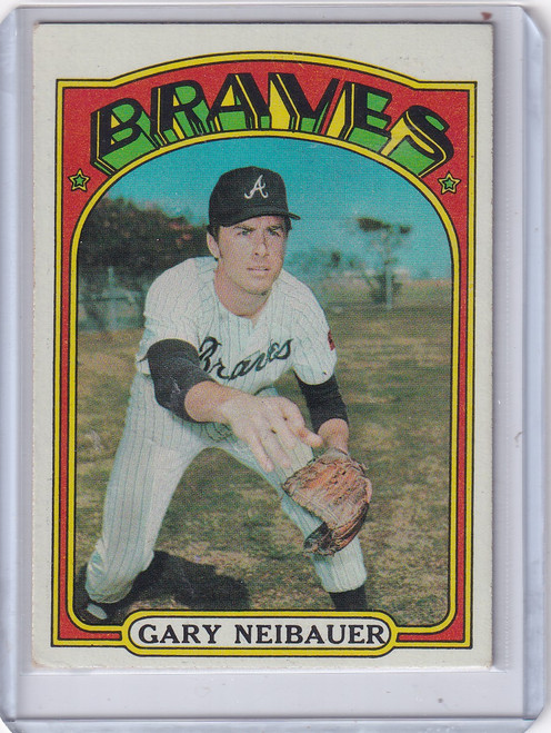 1972 Topps Baseball #149 Gary Neibauer - Atlanta Braves