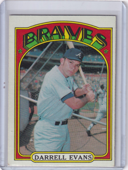 1972 Topps Baseball #171 Darrell Evans - Atlanta Braves