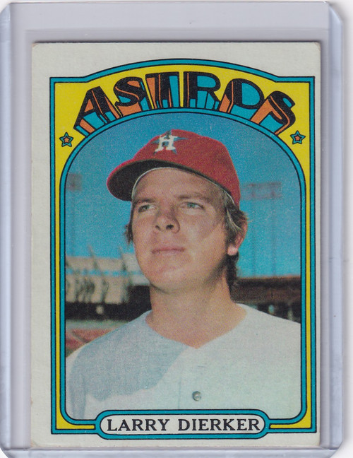 1972 Topps Baseball #155 Larry Dierker - Houston Astros