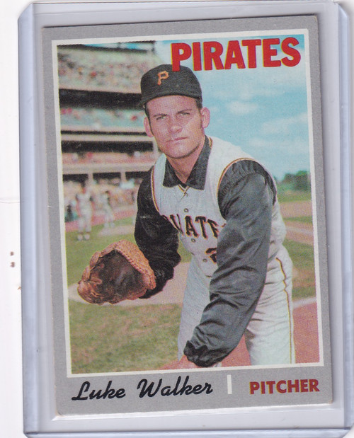 1970 Topps Baseball #322 Luke Walker - Pittsburgh Pirates