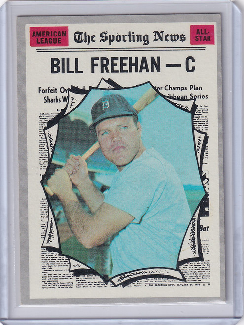 1970 Topps Baseball #465 Bill Freehan - Detroit Tigers AS