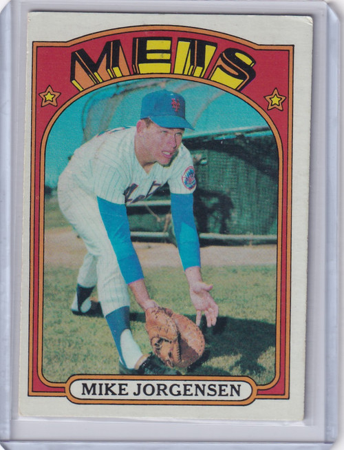 1972 Topps Baseball #16 Mike Jorgensen - New York Mets