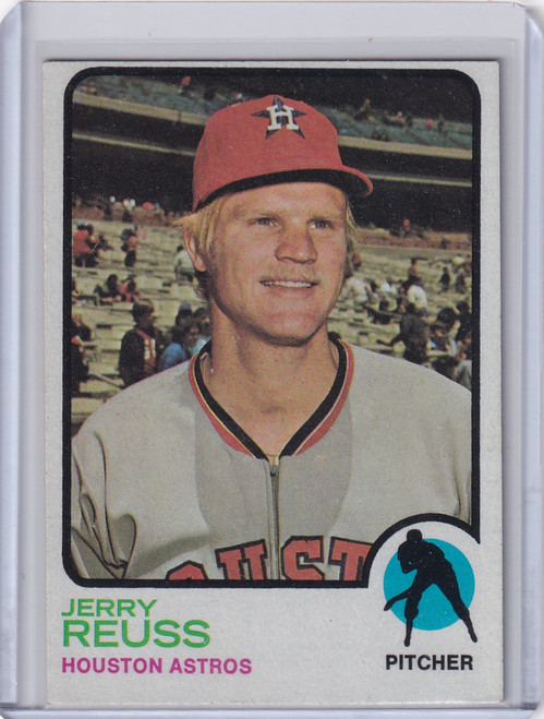 1973 Topps Baseball #446 Jerry Reuss - Houston Astros