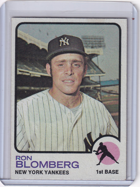 1973 Topps Baseball #462 Ron Blomberg - New York Yankees