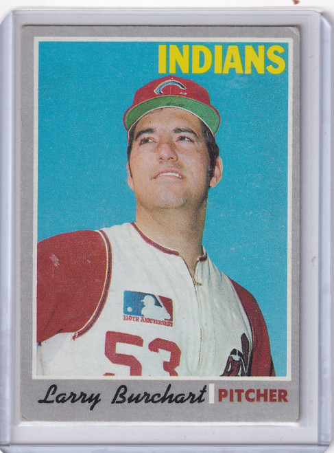 1970 Topps Baseball #412 Larry Burchart - Cleveland Indians