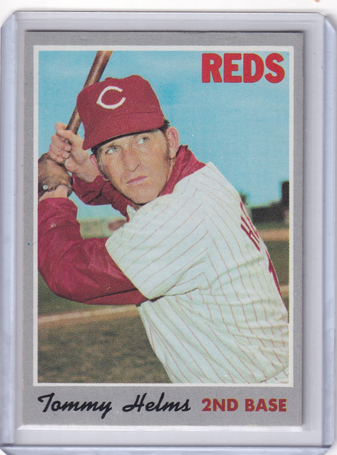 1970 Topps Baseball #159 Tommy Helms - Cincinnati Reds