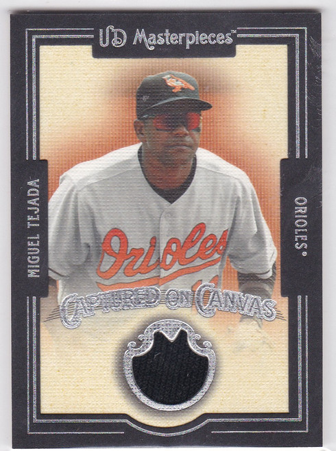 2007 Upper Deck Masterpieces #CC-MT Miguel Tejada Captured in Canvas Relic