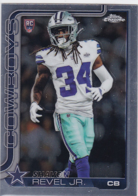 2025 Topps Chrome #301 Shavon Revel Jr RC Dallas Cowboys
