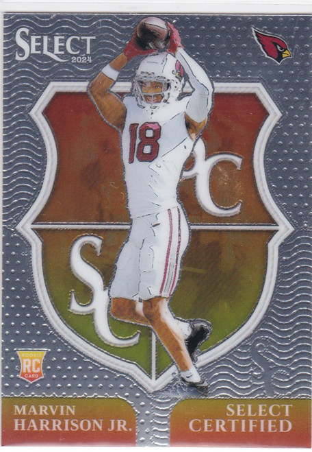 2024 Panini Select #5 Marvin Harrison Jr RC Arizona Cardinals