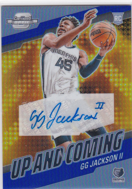2023-24 Contenders Optic #UC-GGJ GG Jackson II Up and Coming AUTO Blue 31/75