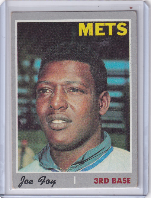 1970 Topps Baseball #138 Joe Foy - New York Mets