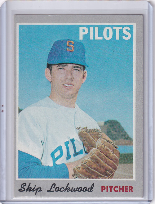 1970 Topps Baseball #499 Skip Lockwood - Seattle Pilots