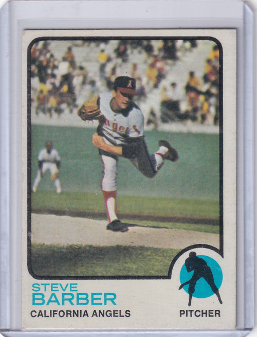 1973 Topps Baseball #36 Steve Barber - California Angels