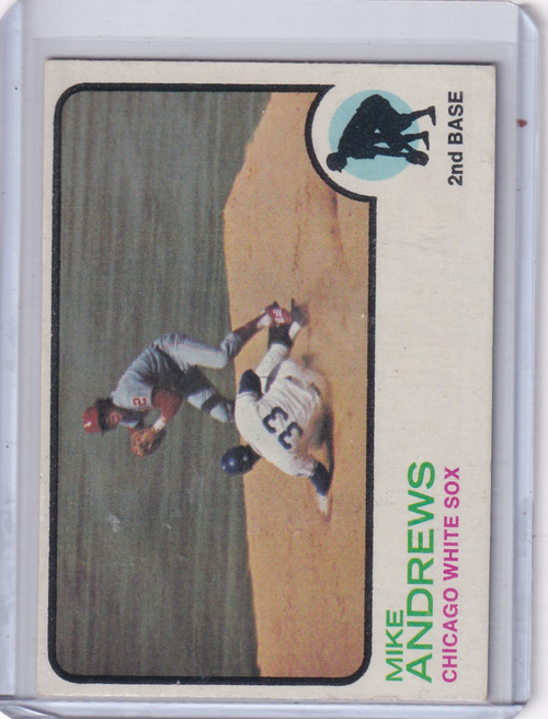 1973 Topps Baseball #42 Mike Andrews - Chicago White Sox