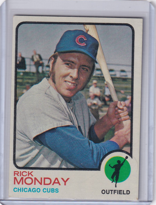 1973 Topps Baseball #44 Rick Monday - Chicago Cubs
