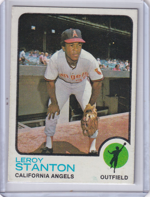 1973 Topps Baseball #18 Leroy Stanton - California Angels