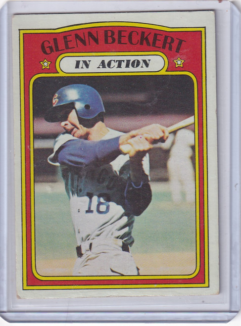 1972 Topps Baseball #46 Glenn Beckert IA - Chicago Cubs