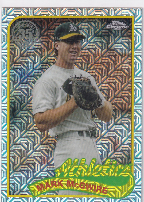 2024 TOPPS CHROME #T89C-99 MARK MCGWIRE MOJO- OAKLAND ATHELTICS